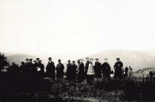 Schluss der Bauland-Übung 18.9.30 auf der Höhe südlich des Maines bei Wertheim