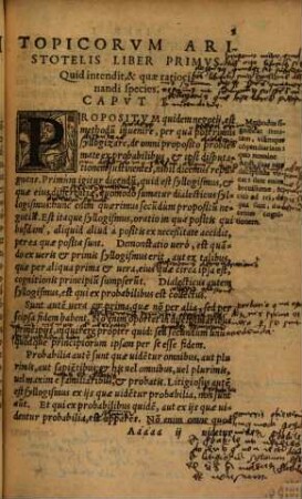 Topicorvm Aristotelis Philosophi Eminentissimi Peripateticorum principis, Libri Octo : Cum duobus Elenchorum