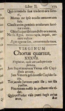 173-185, Virginum Chorus quarsus.