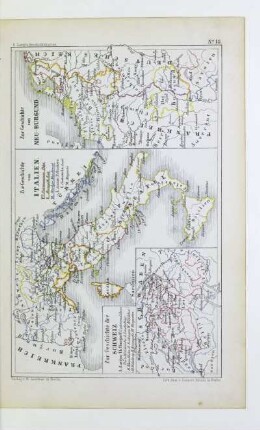 Zur Geschichte von Italien. Zur Geschichte von Neu-Burgund. Zur Geschichte der Schweiz
