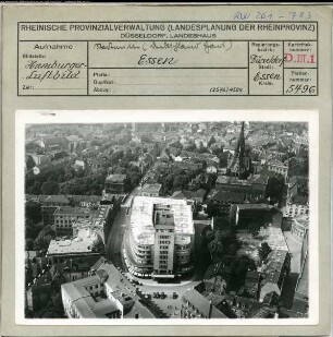 Essen, Deutschlandhaus, Stadtkern