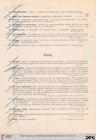 Varia (Nr. 770-777)