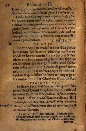 Psalterivm Paraphrasibvs Illustratvm : Seruata vbique ad verbum Hieronymi translatione