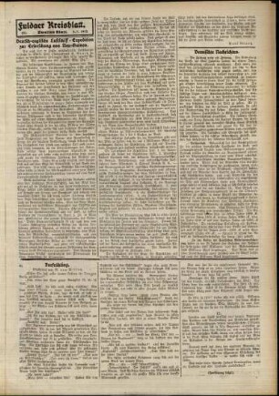 Zweite Ausgabe vom Donnerstag, den 03. Juli 1913.