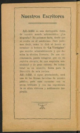 Nuestros escrítores - Ail-Addé
