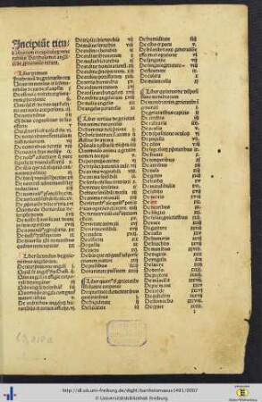 Tituli librorum et capitulorum