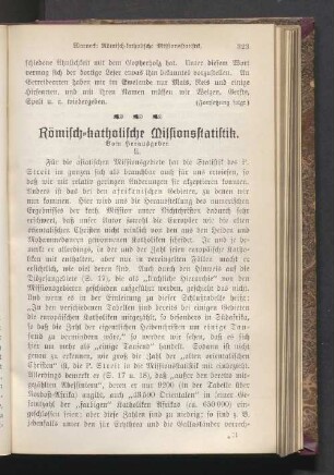 Römisch-katholische Missionsstatistik. II