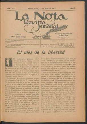 El mes de la libertad