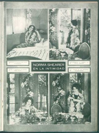 Norma Shearer en la intimidad