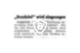 "Braakdal" wird eingezogen