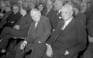 Freiburg: Minister Erhard und Präsident Linnemann