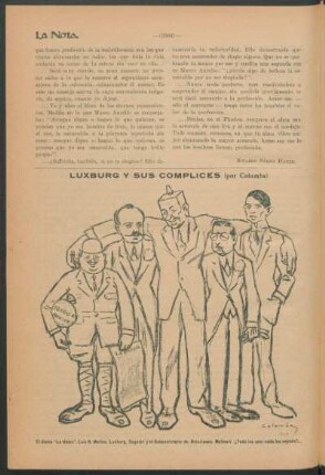 Luxburg y sus complices