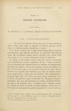 Titolo II. Persone giuridiche