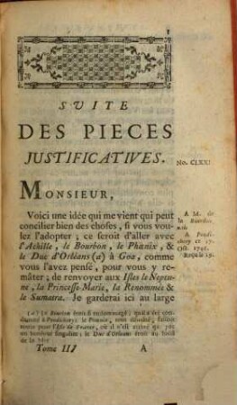 Mémoire Pour Le Sieur De La Bourdonnais : Avec Les Pieces Justificatives, 3