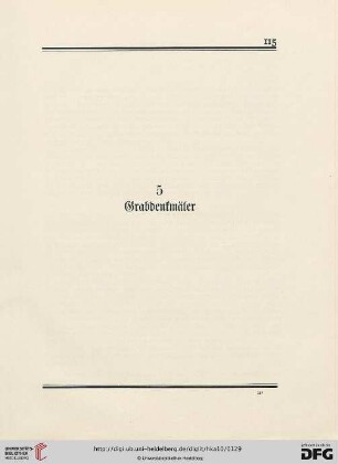 5. Grabdenkmäler