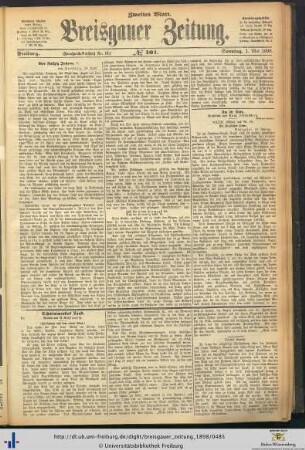 01.05.1898 (Zweites Blatt)