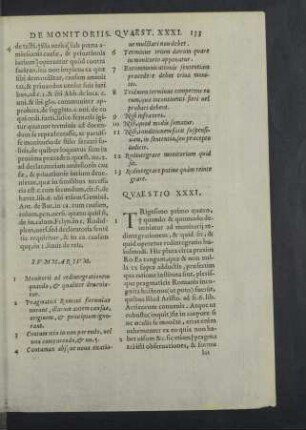 Quaestio XXXI. - XXXVIII.