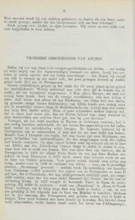 Vroegere geschiedenis van Atchin