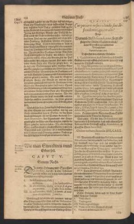 Wie man Succediren unnd erben soll. Caput V.