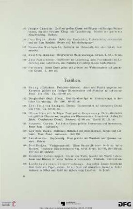 Textilien (Nr. 191-211)