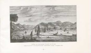 Ambon met het kasteel Victoria en de stad