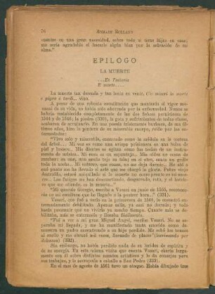 Epílogo - La muerte
