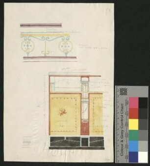 Pompejanische Wandmalerei