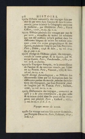 318-321, Voyages autour du monde