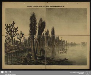 Tafel 8: Jdeale Landschaft aus der Steinkohlenzeit, II.