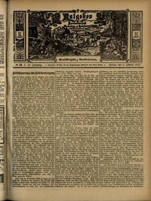 Ausgabe vom Sonntag, den 06. Oktober 1912.