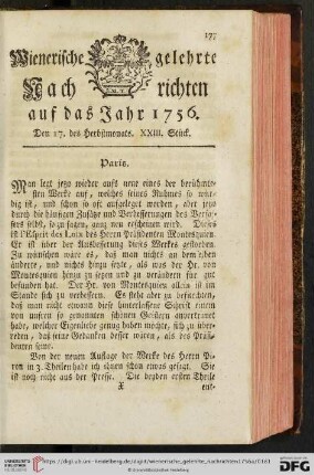 Den 17. des Herbstmonats. XXIII. Stück