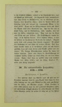 59. Der nordamerikanische Freiheitskrieg. 1775-1783