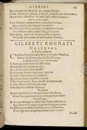 Gilberti Cognati Nozereni.