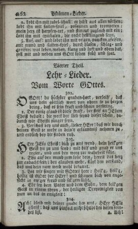 Vierter Theil. Lehr-Lieder.