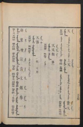 Abkai hacin. uju = 天文類 第一