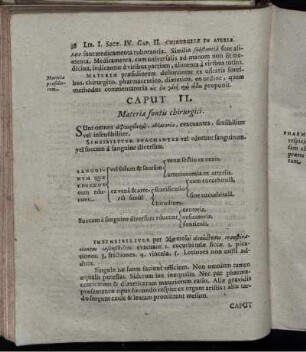 Caput II. Materiae fontis chirurgici
