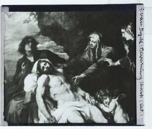 Dyck, Beweinung Christi (Berlin GG 691) : Figurengruppe