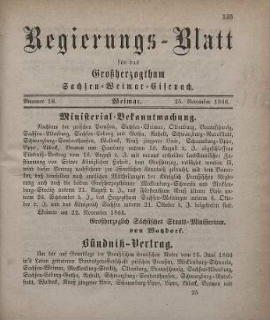 Nr. 18 : 25. November 1866