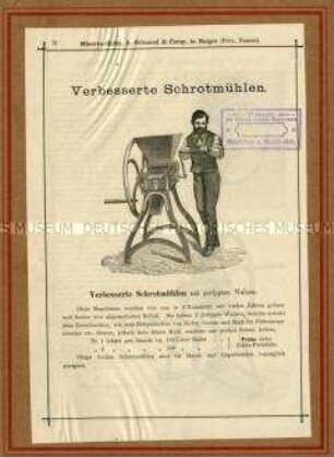 Verbesserte Schrotmühlen.