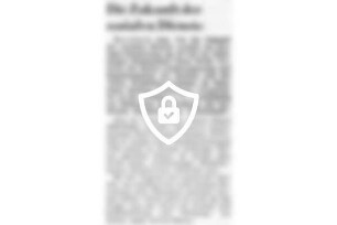 Der Zukunft der sozialen Dienste