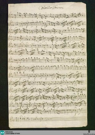 Semiramide riconosciuta. Excerpts - Don Mus.Ms. 2840 : S, strings, bc