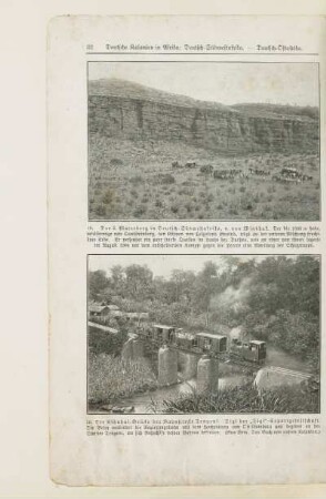 49. Der ö. Waterberg in Deutsch-Südwestafrika, n. von Windhuk