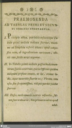 PraemonendaAd Atabulas Primi Et Secundi Ordinis Spectantia