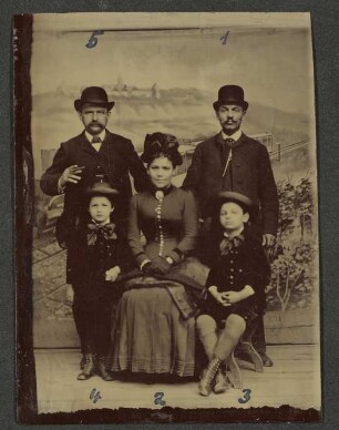 Wenzelburger, Georg Ludwig Albert (1843-1932) mit Familie