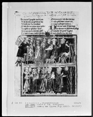 Rudolf von Ems, Weltchronik — Auszug aus Ägypten, Folio 53verso