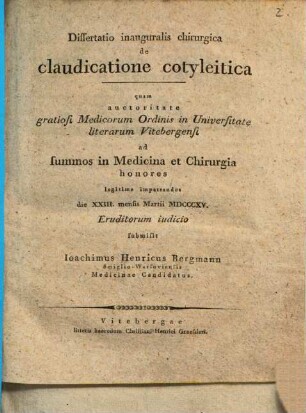 Diss. inaug. chir. de claudicatione cotyleitica