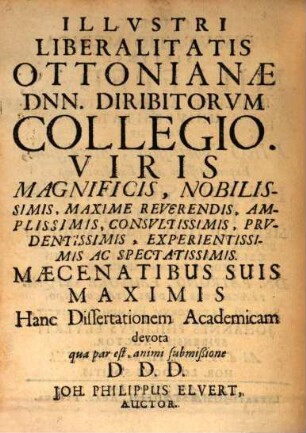 Dispvtatio Medica Sistens Millepedas