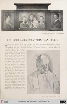 Les portraits d'Antoon van Welie