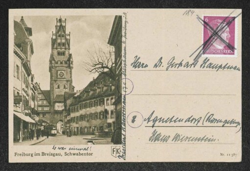 Brief von Hermann Haussmann an Gerhart Hauptmann