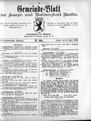 1906,16: No. 16, 22. April 1906